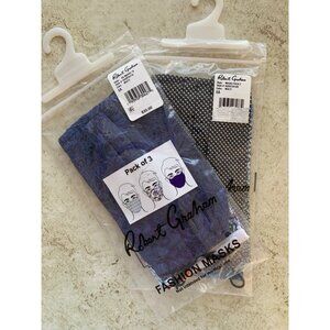 2 Pack Of 3 Robert Graham Fashion Masks